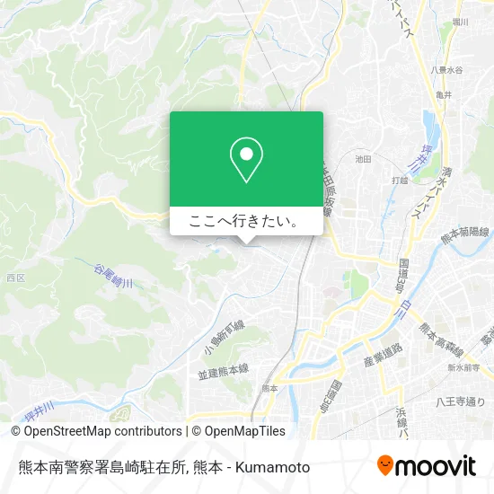 熊本南警察署島崎駐在所地図