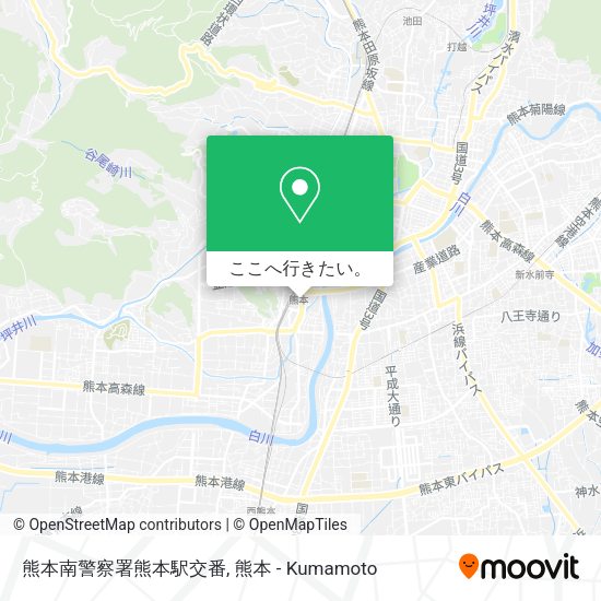 熊本南警察署熊本駅交番地図