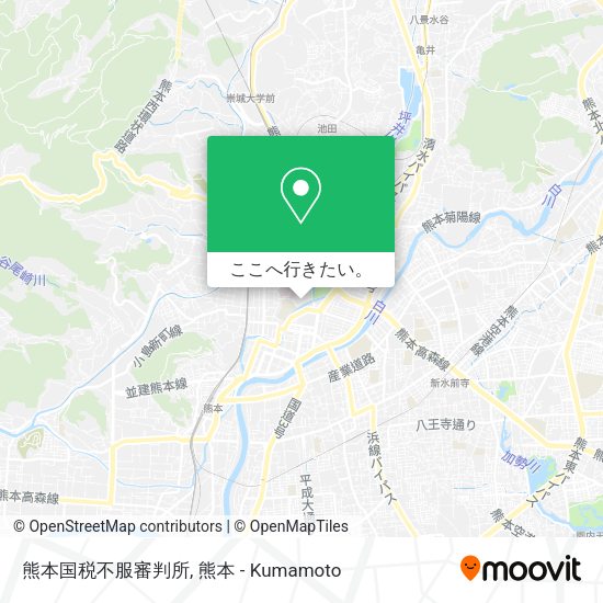 熊本国税不服審判所地図
