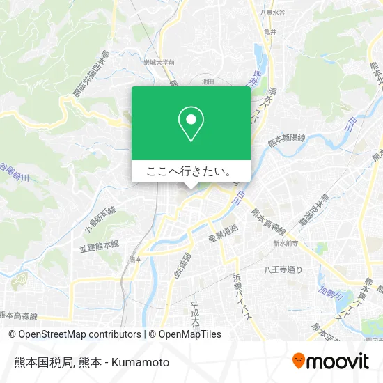 熊本国税局地図