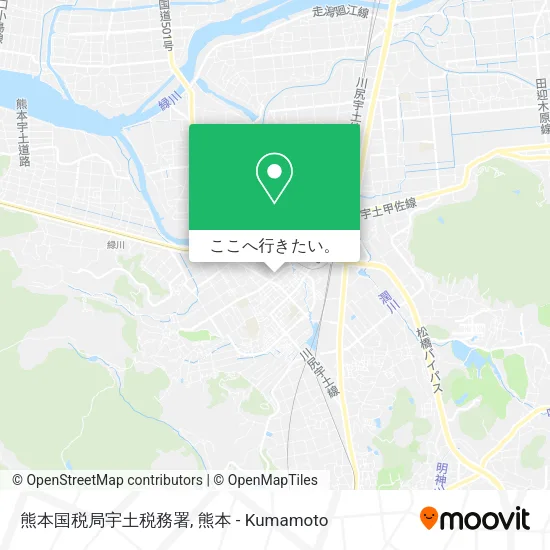 熊本国税局宇土税務署地図
