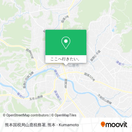 熊本国税局山鹿税務署地図