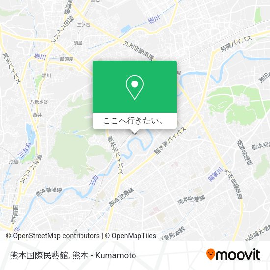 熊本国際民藝館地図