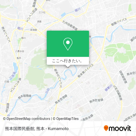 熊本国際民藝館地図