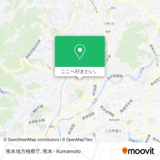 熊本地方検察庁地図