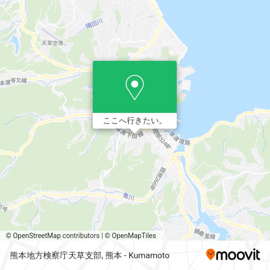 熊本地方検察庁天草支部地図