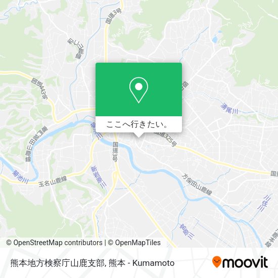 熊本地方検察庁山鹿支部地図