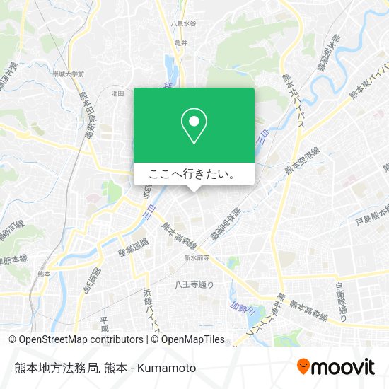 熊本地方法務局地図