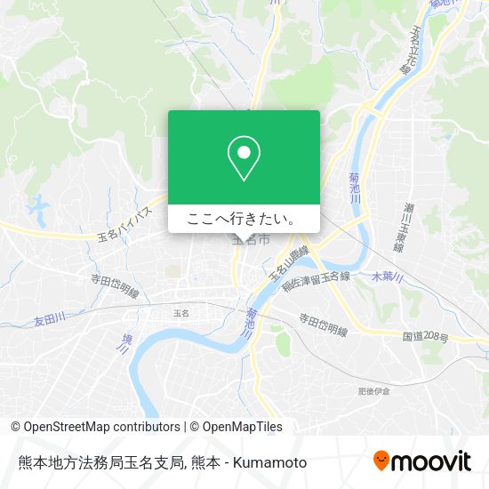 熊本地方法務局玉名支局地図