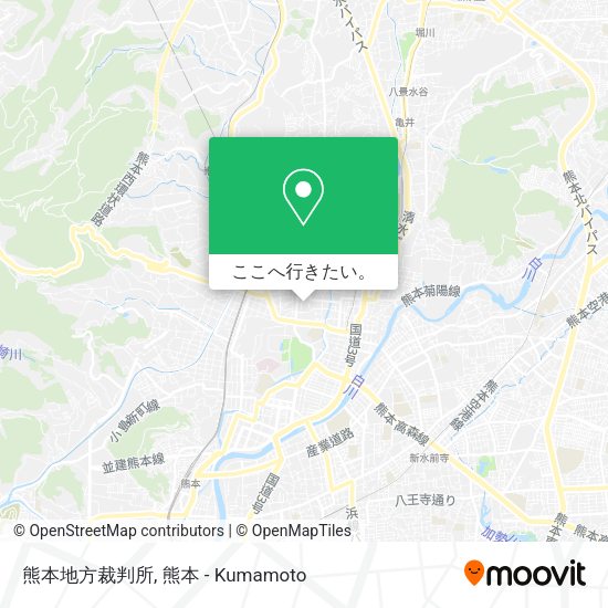 熊本地方裁判所地図