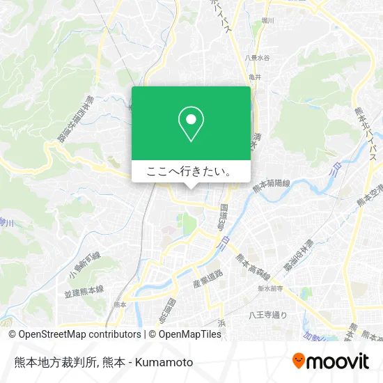 熊本地方裁判所地図