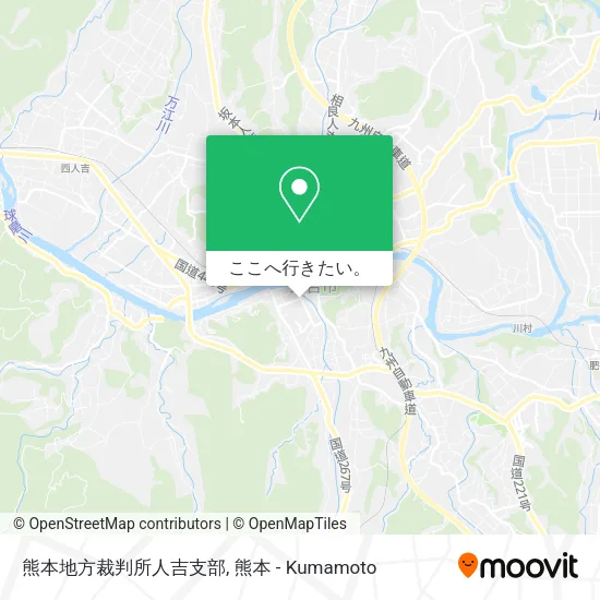 熊本地方裁判所人吉支部地図