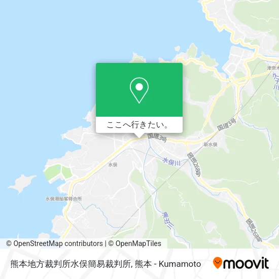 熊本地方裁判所水俣簡易裁判所地図