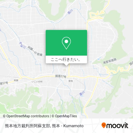 熊本地方裁判所阿蘇支部地図
