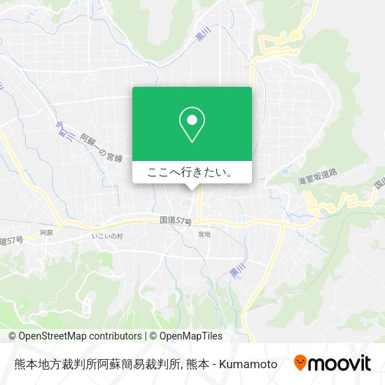 熊本地方裁判所阿蘇簡易裁判所地図