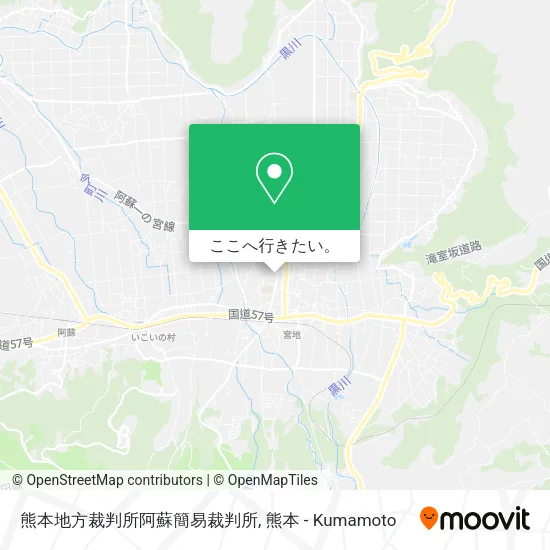 熊本地方裁判所阿蘇簡易裁判所地図