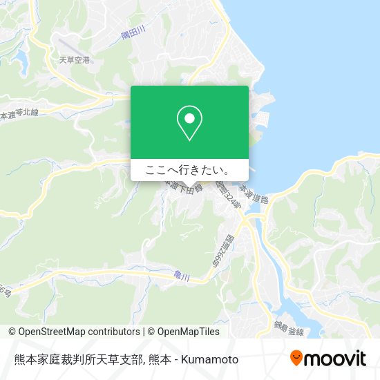 熊本家庭裁判所天草支部地図