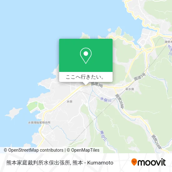 熊本家庭裁判所水俣出張所地図
