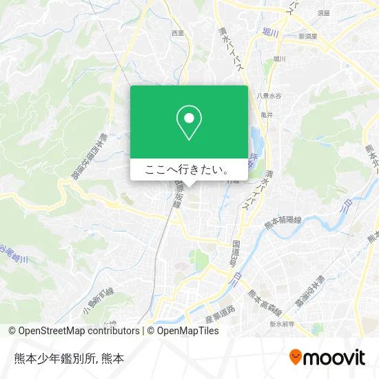 熊本少年鑑別所地図