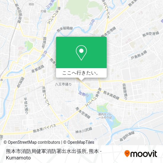 熊本市消防局健軍消防署出水出張所地図
