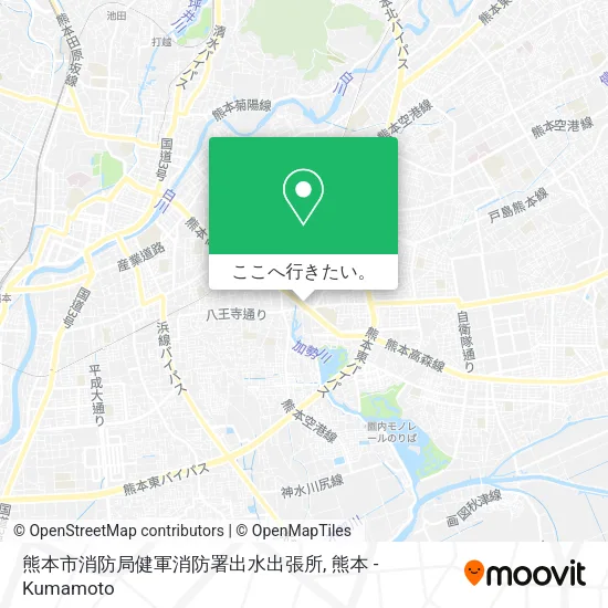 熊本市消防局健軍消防署出水出張所地図
