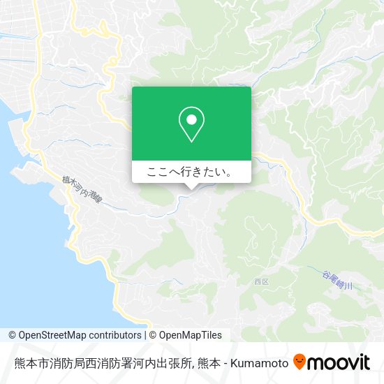 熊本市消防局西消防署河内出張所地図