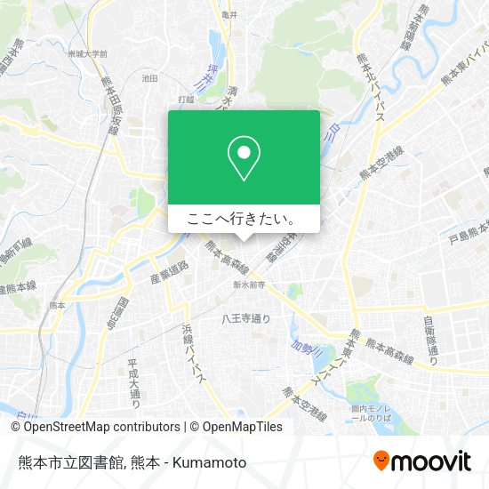 熊本市立図書館地図