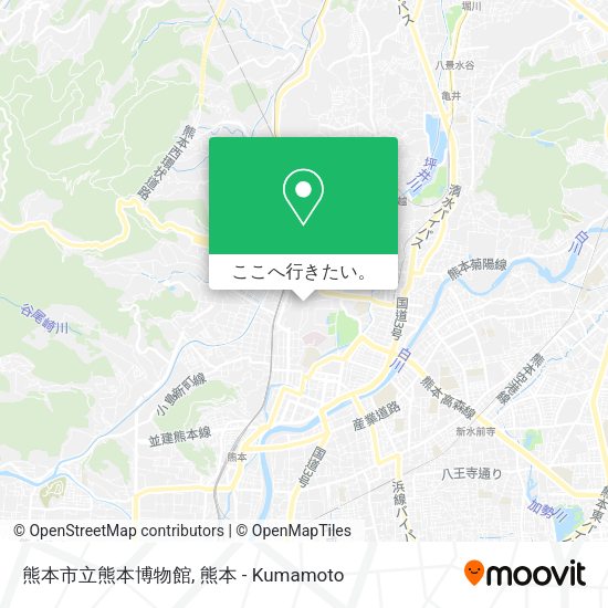 熊本市立熊本博物館地図
