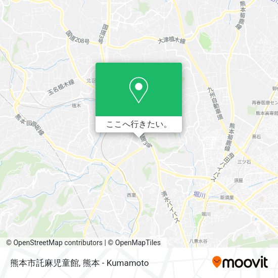 熊本市託麻児童館地図