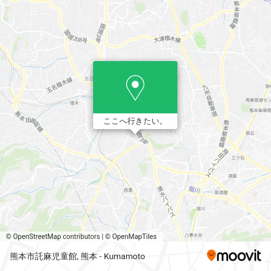 熊本市託麻児童館地図