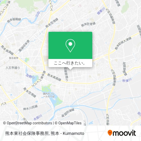 熊本東社会保険事務所地図