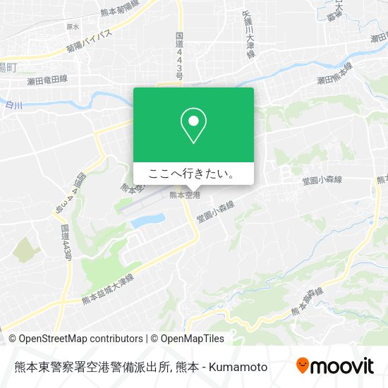熊本東警察署空港警備派出所地図