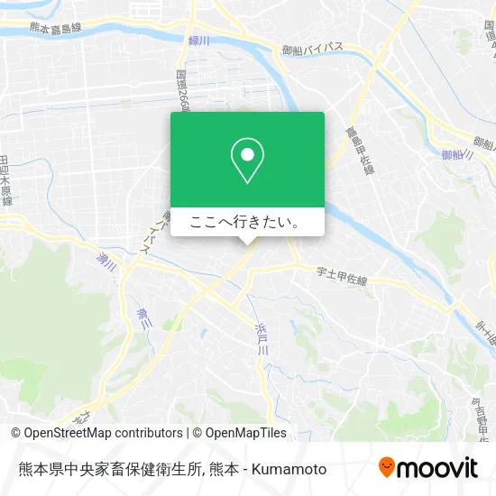 熊本県中央家畜保健衛生所地図