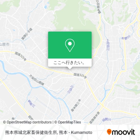 熊本県城北家畜保健衛生所地図