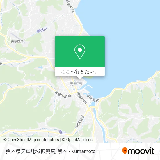 熊本県天草地域振興局地図