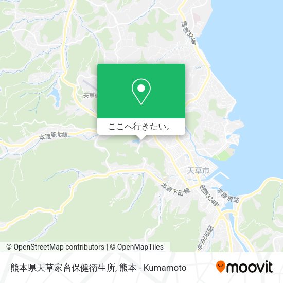 熊本県天草家畜保健衛生所地図