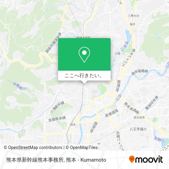 熊本県新幹線熊本事務所地図