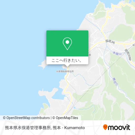 熊本県水俣港管理事務所地図