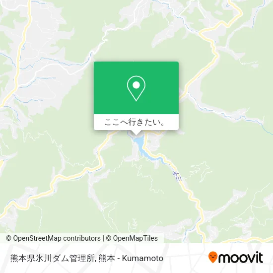 熊本県氷川ダム管理所地図