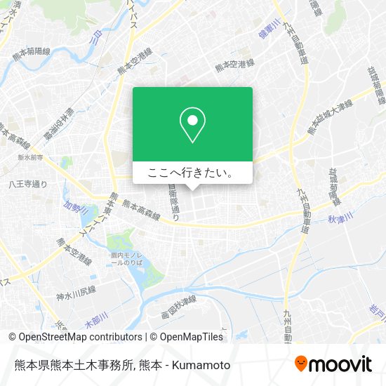 熊本県熊本土木事務所地図