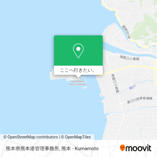 熊本県熊本港管理事務所地図