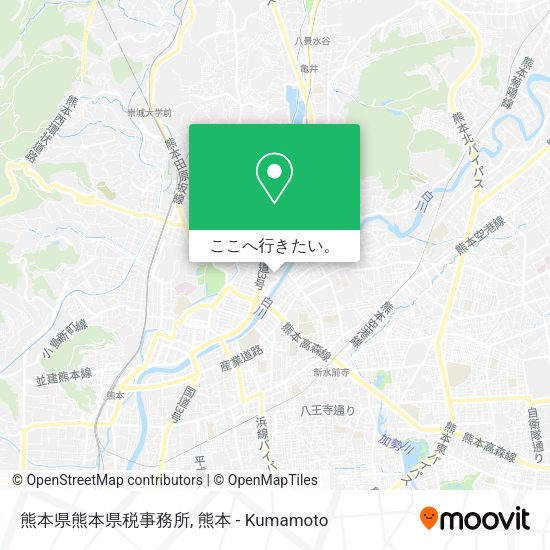 熊本県熊本県税事務所地図