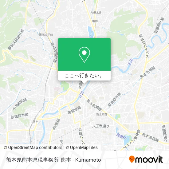熊本県熊本県税事務所地図