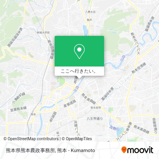 熊本県熊本農政事務所地図