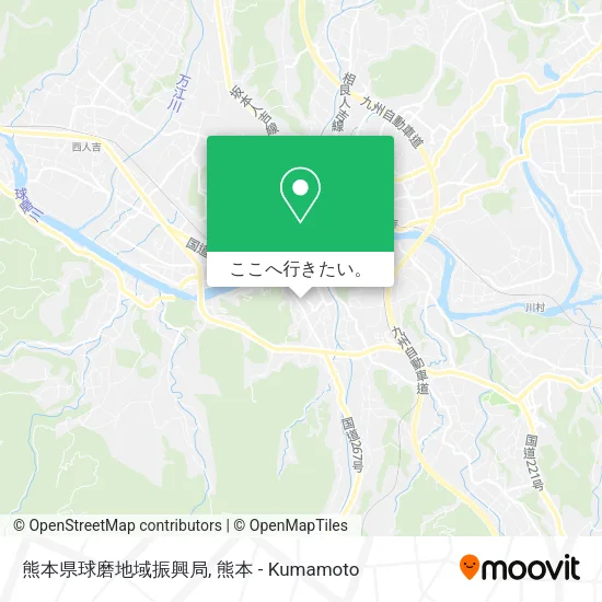 熊本県球磨地域振興局地図