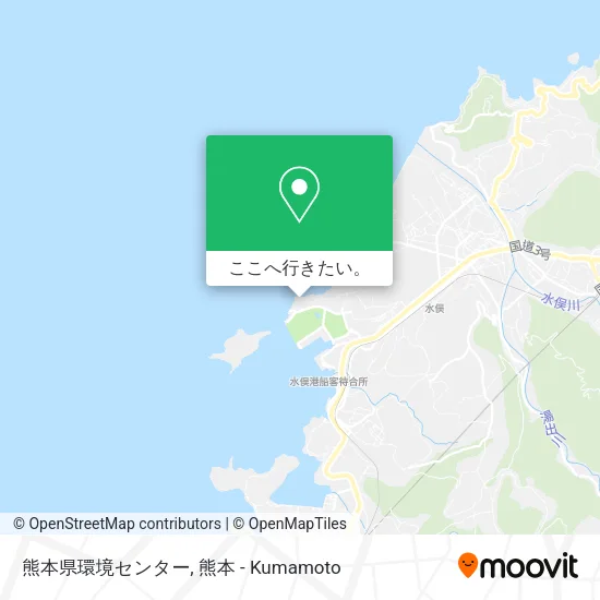 熊本県環境センター地図