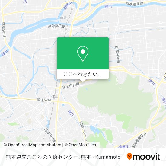 熊本県立こころの医療センター地図