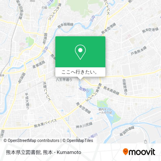 熊本県立図書館地図