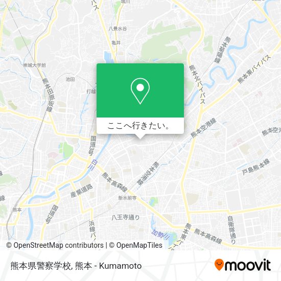 熊本県警察学校地図