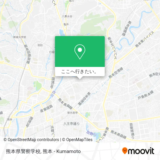 熊本県警察学校地図